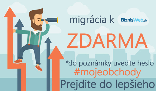 premigrujte svoj e-shop k BiznisWebu zdarma