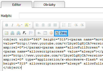 video na web stránky, video na www stránke, vloženie videa na web